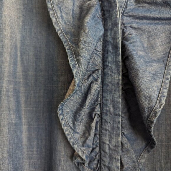Chico's Ruffle Denim Tunic - Picture 9 of 11